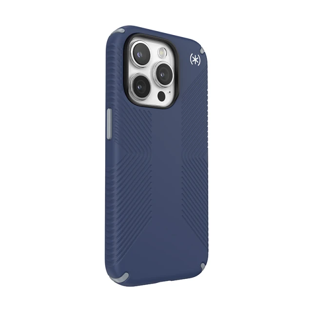 Чохол Speck Presidio2 Grip для iPhone 15 Pro Coastal Blue Dust Grey with MagSafe (150563-3206)