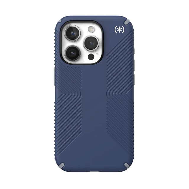 Чохол Speck Presidio2 Grip для iPhone 15 Pro Coastal Blue Dust Grey with MagSafe (150563-3206)