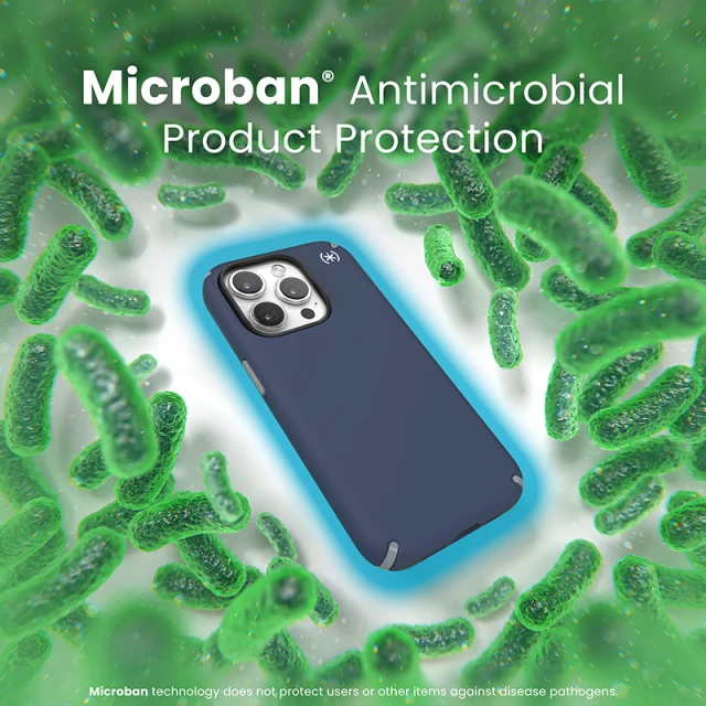 Чохол Speck Presidio2 Pro для iPhone 15 Pro Coastal Blue Dust Grey with MagSafe (150564-3206)