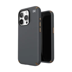 Чохол Speck Presidio2 Pro для iPhone 15 Pro Charcoal Grey Cool Bronze with MagSafe (150564-3212)