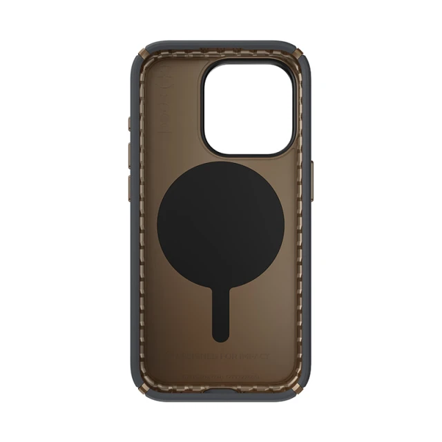 Чохол Speck Presidio2 Pro для iPhone 15 Pro Charcoal Grey Cool Bronze with MagSafe (150564-3212)