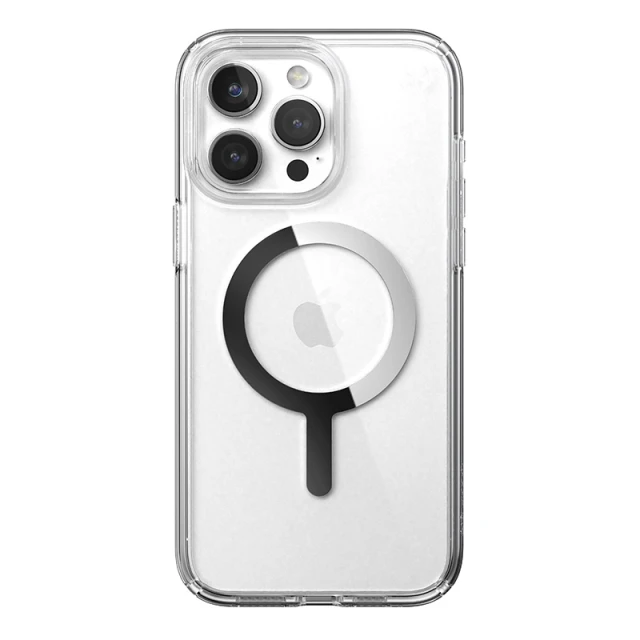 Чохол Speck Presidio Perfect-Clear для iPhone 15 Pro Max Clear Chrome with MagSafe (150571-3240)