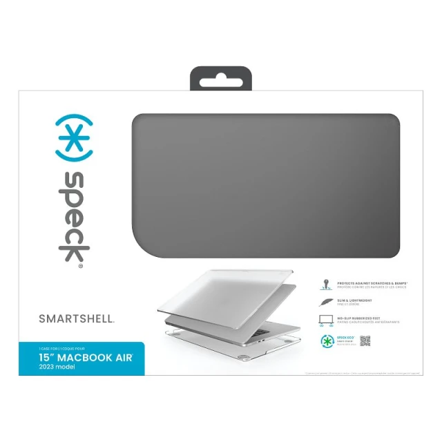 Чохол Speck SmartShell для MacBook Air 15.3 M2 | M3 | M4 (2023-2025) Obsidian (150584-3085)