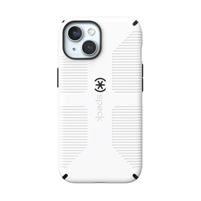 Чохол Speck Candyshell Grip для iPhone 17e / 16e / 15 / 14 / 13 White / Black with MagSafe (150652-1909)