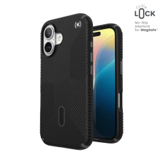 Чехол Speck Presidio2 Grip ClickLock для iPhone 16 Black Slate Grey with MagSafe (150689-3205)