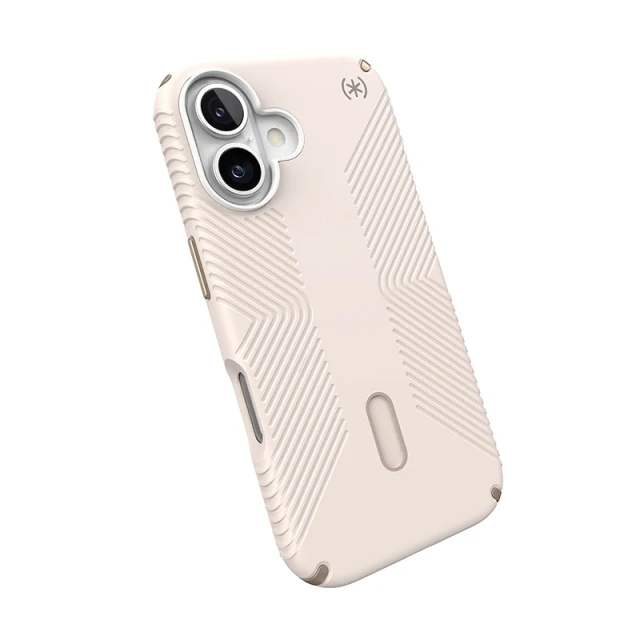 Чохол Speck Presidio2 Grip ClickLock для iPhone 16 Bleached Bone Heirloom Gold with MagSafe (150689-3214)