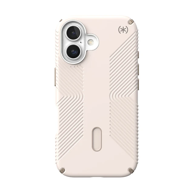 Чохол Speck Presidio2 Grip ClickLock для iPhone 16 Bleached Bone Heirloom Gold with MagSafe (150689-3214)
