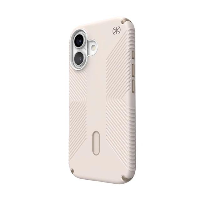 Чохол Speck Presidio2 Grip ClickLock для iPhone 16 Bleached Bone Heirloom Gold with MagSafe (150689-3214)
