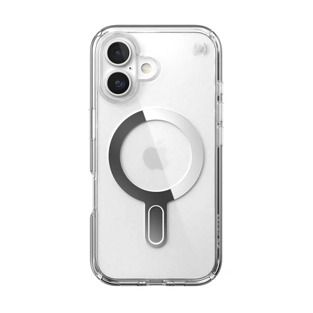 Чохол Speck Presidio Perfect-Clear ClickLock для iPhone 16 Clear Chrome with MagSafe (150691-3199)