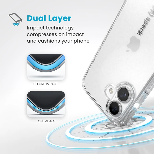 Чехол Speck Gemshell для iPhone 16 Clear (150696-5085)