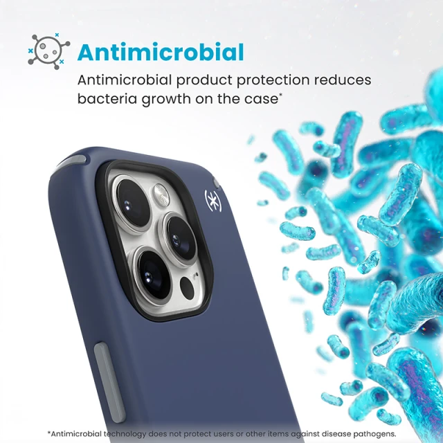 Чохол Speck Presidio2 Pro ClickLock для iPhone 16 Pro Coastal Blue Dust Grey with MagSafe (150700-3206)