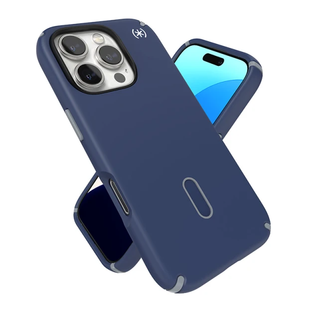 Чохол Speck Presidio2 Pro ClickLock для iPhone 16 Pro Coastal Blue Dust Grey with MagSafe (150700-3206)