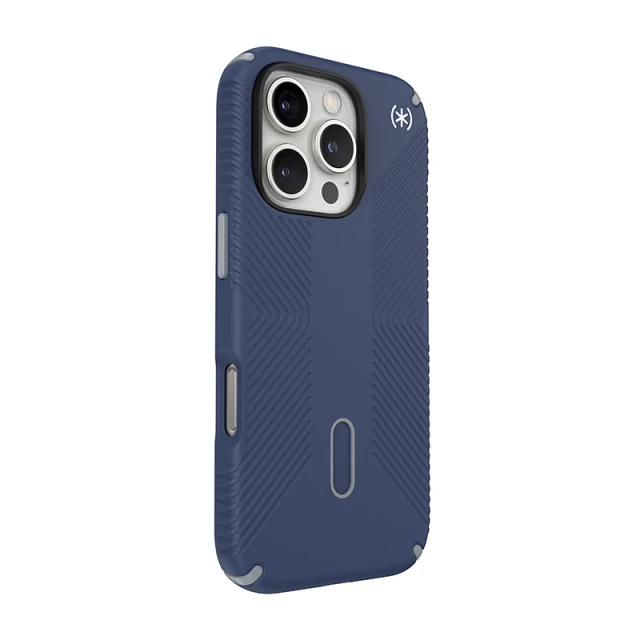 Чохол Speck Presidio2 Grip ClickLock для iPhone 16 Pro Coastal Blue Dust Grey with MagSafe (150701-3206)