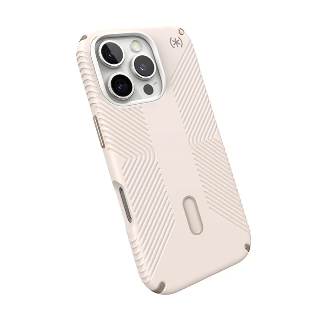 Чохол Speck Presidio2 Grip ClickLock для iPhone 16 Pro Bleached Bone Heirloom Gold with MagSafe (150701-3214)