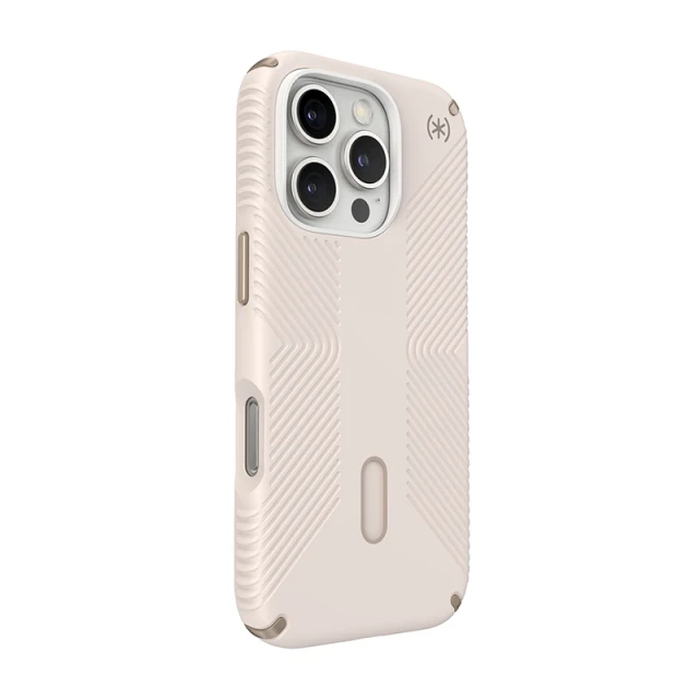 Чохол Speck Presidio2 Grip ClickLock для iPhone 16 Pro Bleached Bone Heirloom Gold with MagSafe (150701-3214)