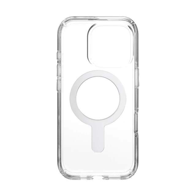 Чохол Speck Presidio Perfect-Clear ClickLock для iPhone 16 Pro Clear Chrome with MagSafe (150703-3199)