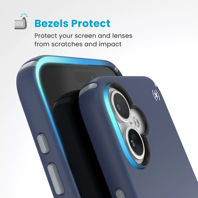 Чохол Speck Presidio2 Pro ClickLock для iPhone 16 Plus Coastal Blue Dust Grey with MagSafe (150712-3206)
