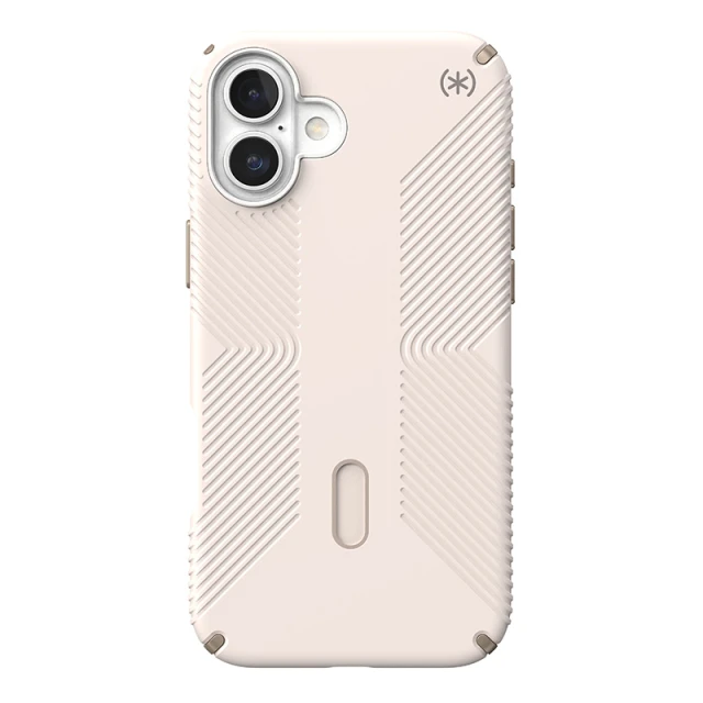 Чохол Speck Presidio2 Grip ClickLock для iPhone 16 Plus Bleached Bone Heirloom Gold with MagSafe (150713-3214)