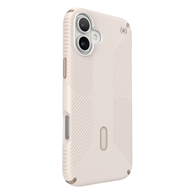 Чохол Speck Presidio2 Grip ClickLock для iPhone 16 Plus Bleached Bone Heirloom Gold with MagSafe (150713-3214)