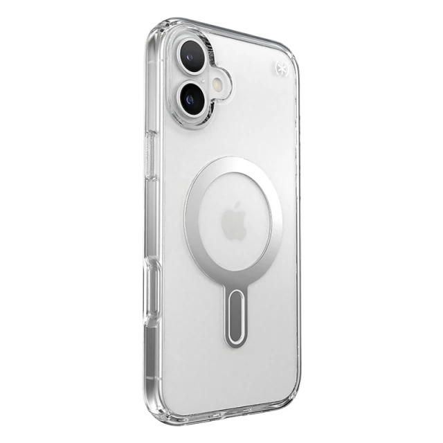 Чехол Speck Presidio Perfect-Clear ClickLock для iPhone 16 Plus Clear Chrome with MagSafe (150715-3199)