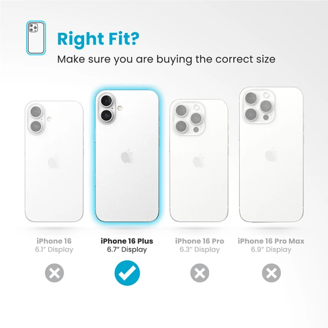 Чохол Speck Presidio Perfect-Clear Grip ClickLock для iPhone 16 Plus Clear Chrome with MagSafe (150716-3199)