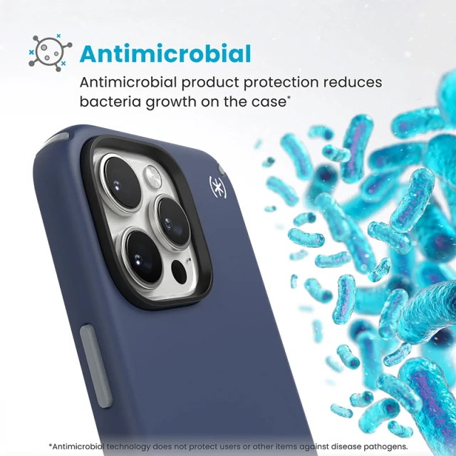 Чохол Speck Presidio2 Pro ClickLock для iPhone 16 Pro Max Coastal Blue Dust Grey with MagSafe (150724-3206)