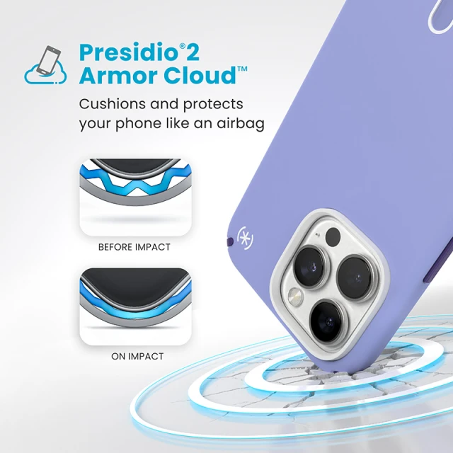 Чохол Speck Presidio2 Pro ClickLock для iPhone 16 Pro Max Future Lavender Cassis Purple with MagSafe (150724-3251)