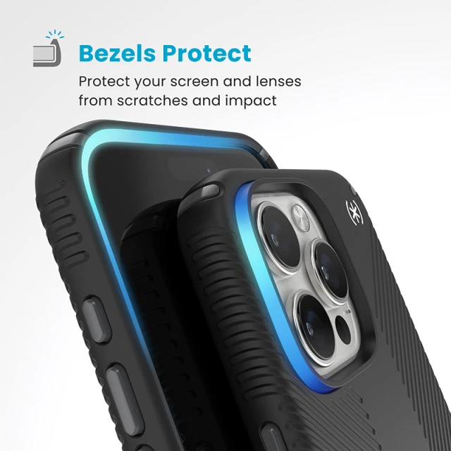 Чохол Speck Presidio2 Grip ClickLock для iPhone 16 Pro Max Black Slate Grey with MagSafe (150725-3205)