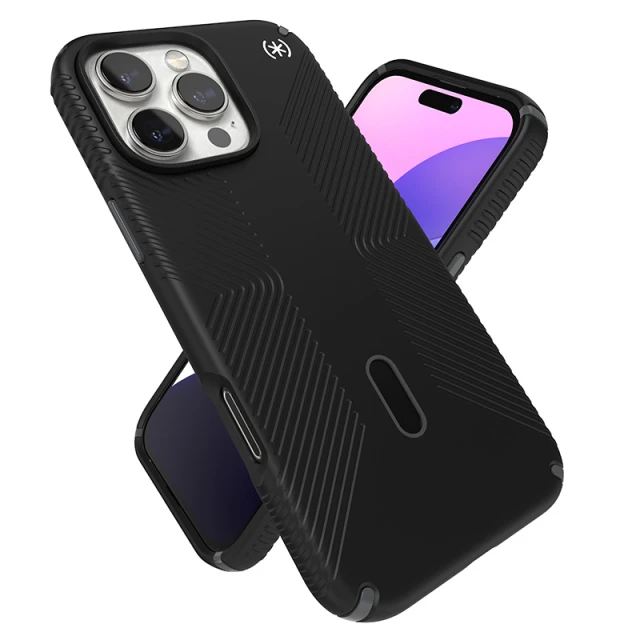 Чохол Speck Presidio2 Grip ClickLock для iPhone 16 Pro Max Black Slate Grey with MagSafe (150725-3205)