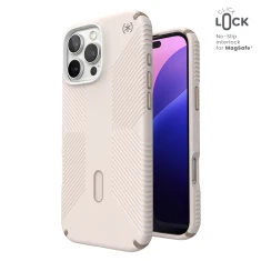 Чохол Speck Presidio2 Grip ClickLock для iPhone 16 Pro Max Bleached Bone Heirloom Gold with MagSafe (150725-3214)