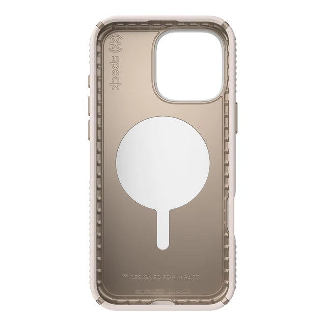 Чехол Speck Presidio2 Grip ClickLock для iPhone 16 Pro Max Bleached Bone Heirloom Gold with MagSafe (150725-3214)