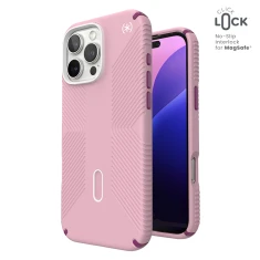 Чохол Speck Presidio2 Grip ClickLock для iPhone 16 Pro Max Wednesday Pink Boysenberry Purple with MagSafe (150725-3250)