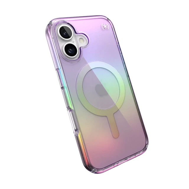 Чохол Speck Presidio Lux для iPhone 16 Amazing Purple Clear with MagSafe (150759-3237)