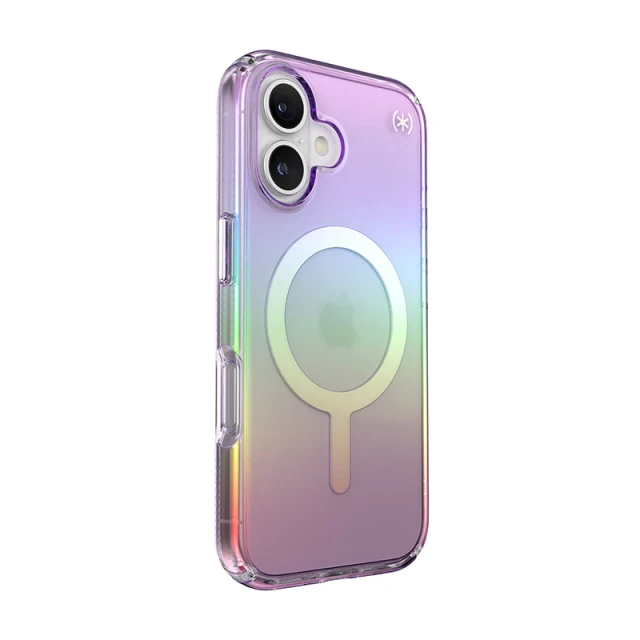 Чохол Speck Presidio Lux для iPhone 16 Amazing Purple Clear with MagSafe (150759-3237)
