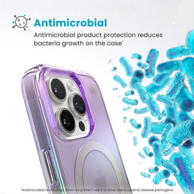 Чохол Speck Presidio Lux для iPhone 16 Pro Amazing Purple Clear with MagSafe (150765-3237)