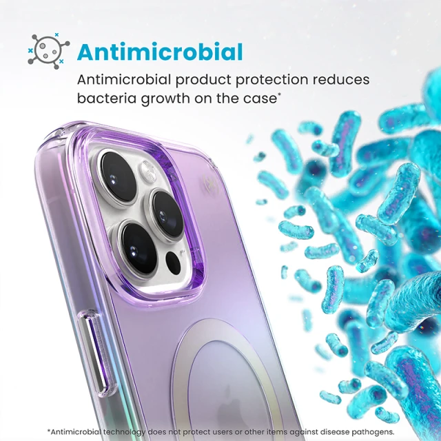 Чохол Speck Presidio Lux для iPhone 16 Pro Max Amazing Purple Clear with MagSafe (150775-3237)