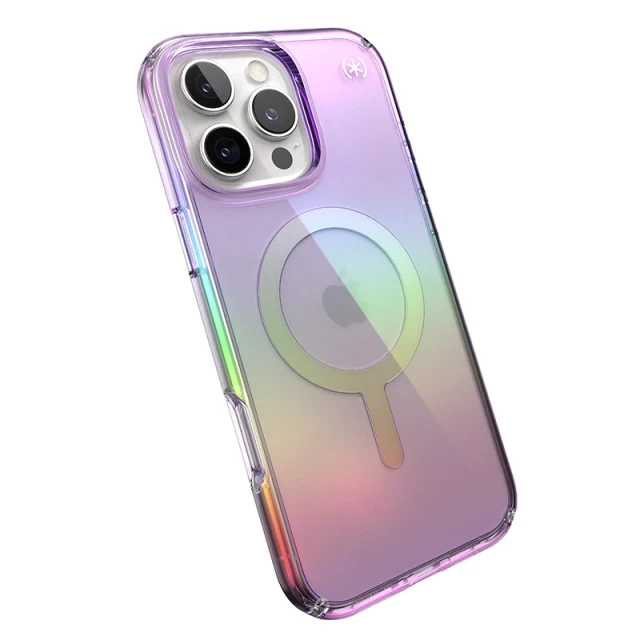 Чохол Speck Presidio Lux для iPhone 16 Pro Max Amazing Purple Clear with MagSafe (150775-3237)