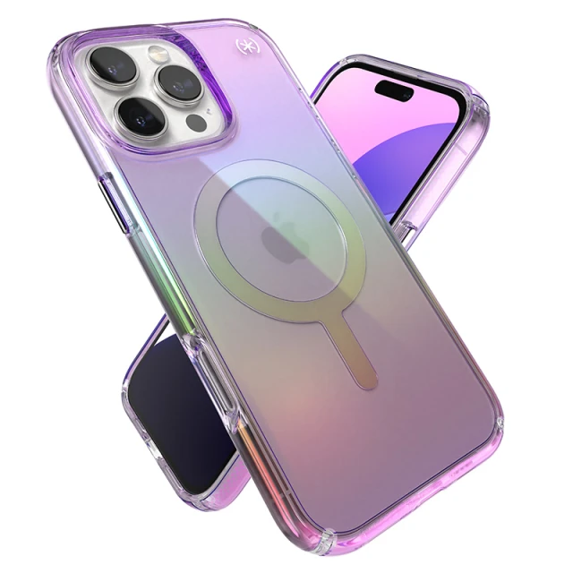 Чохол Speck Presidio Lux для iPhone 16 Pro Max Amazing Purple Clear with MagSafe (150775-3237)