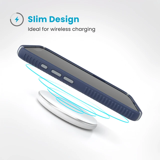 Чохол Speck Presidio2 Grip для iPhone 16 Coastal Blue Dust Grey (150779-3206)