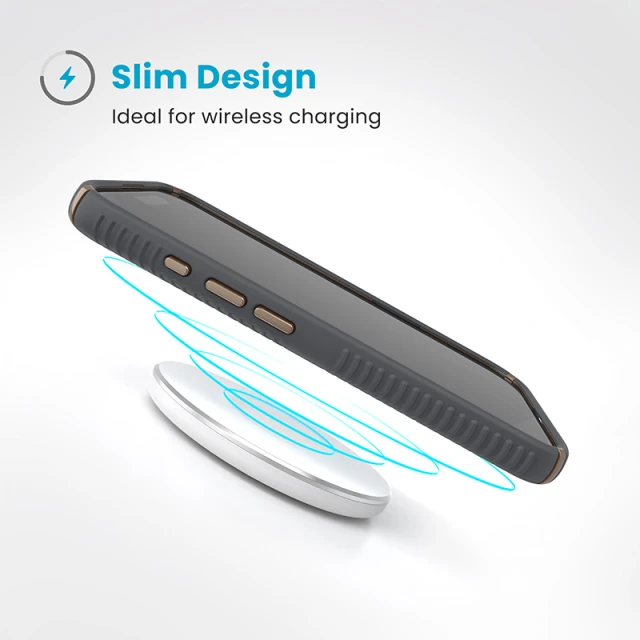 Чохол Speck Presidio2 Grip для iPhone 16 Charcoal Grey Cool Bronze (150779-3212)