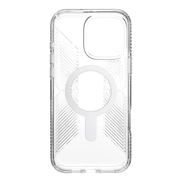 Чохол Speck Presidio Perfect-Clear Grip ClickLock для iPhone 16 Pro Max Clear Chrome with MagSafe (150728-3199)