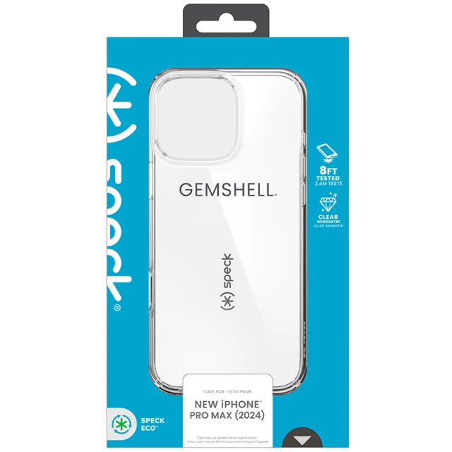 Чохол Speck Gemshell для iPhone 16 Pro Max Clear (150732-5085)