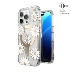 Чохол Speck Presidio Lux ClickLock для iPhone 16 Pro Sunshine Daisies Clear with MagSafe (150747-3257)
