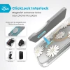 Чохол Speck Presidio Lux ClickLock для iPhone 16 Plus Sunshine Daisies Clear with MagSafe (150749-3257)