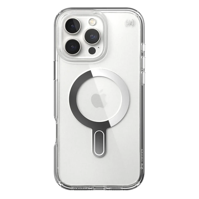 Чехол Speck Presidio Perfect-Clear ClickLock для iPhone 16 Pro Max Clear Chrome with MagSafe (150727-3199)