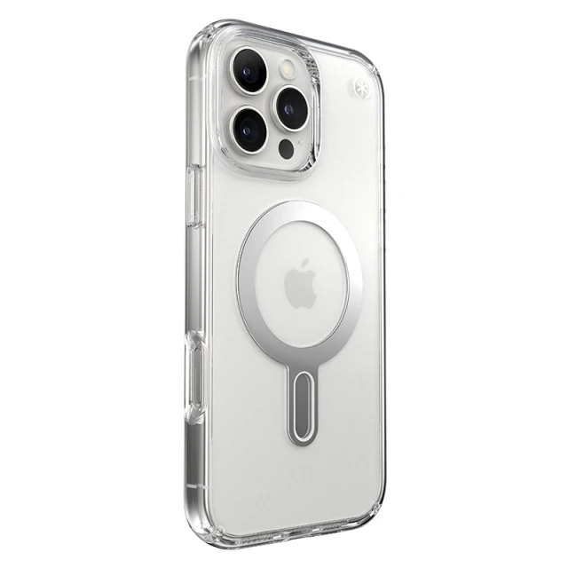 Чехол Speck Presidio Perfect-Clear ClickLock для iPhone 16 Pro Max Clear Chrome with MagSafe (150727-3199)