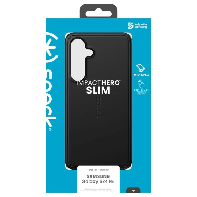 Чохол Speck ImpactHero Slim для Samsung Galaxy S24 FE (S721) Black (150844-1041)