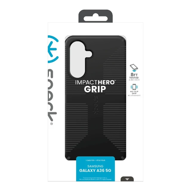 Чохол Speck ImpactHero Grip для Samsung Galaxy A36 5G (A366) | A56 5G (A566) Black Shadow (150864-3244)