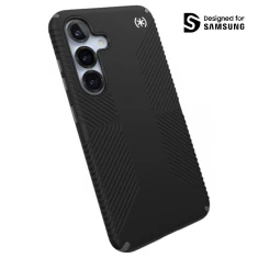 Чохол Speck Presidio2 Grip Magnet для Samsung Galaxy S25 (S931) Black Slate Grey with MagSafe (150866-3205)