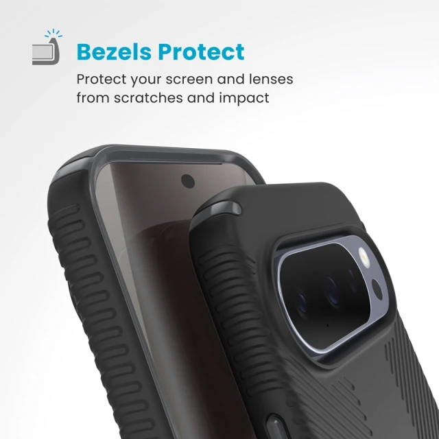 Чохол Speck Presidio2 Grip Magnet для Google Pixel 10 / Google Pixel 10 Pro Black/Slate Grey (150945-3205)
